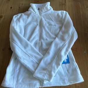 White Columbia jacket NWT